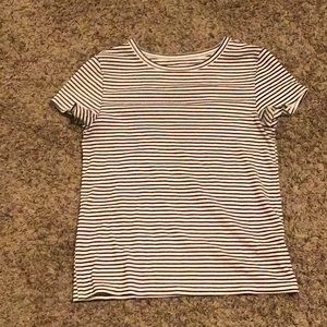 Black and white striped shirt (10/12)large